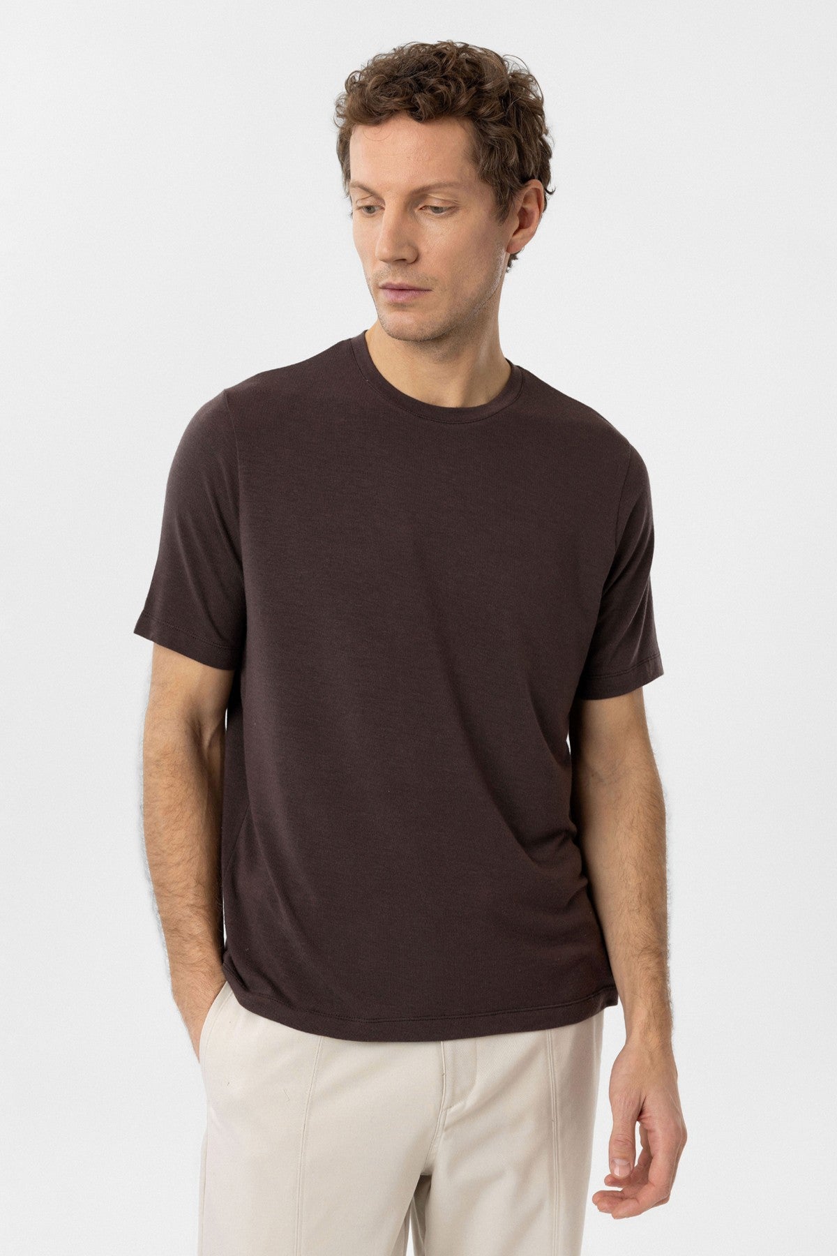 Regular Fit Basic Men's T-Shirt