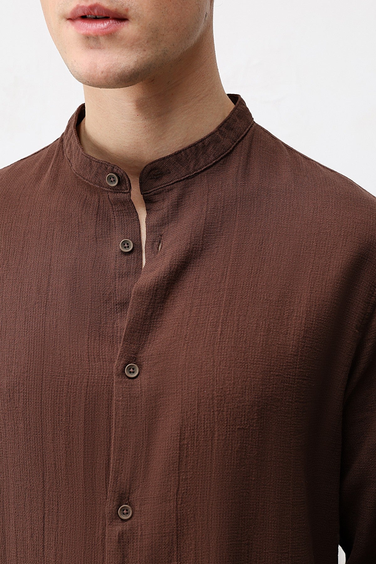 Antioch Crew-Neck Cotton Men's Shirt