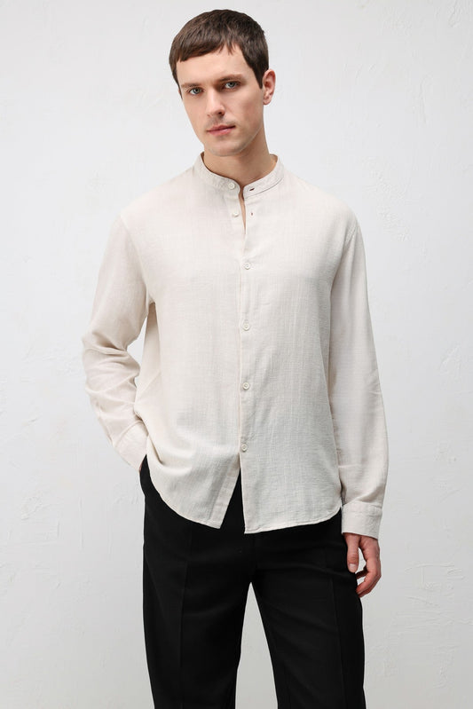 Antioch Crew-Neck Cotton Men's Shirt