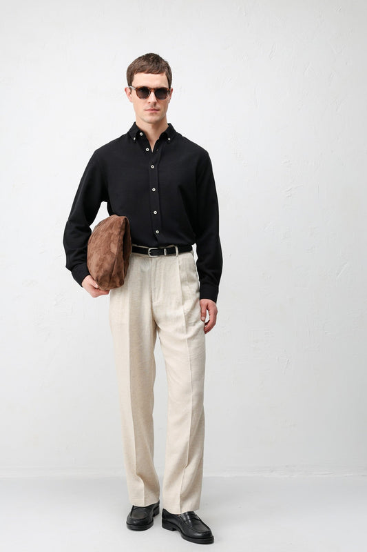 Antioch Linen-Blend Relaxed-Fit Men's Shirt
