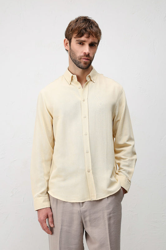 Antioch Linen-Blend Relaxed-Fit Men's Shirt