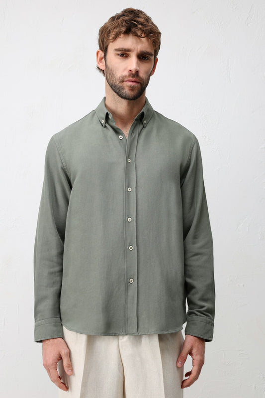 Antioch Linen-Blend Relaxed-Fit Men's Shirt