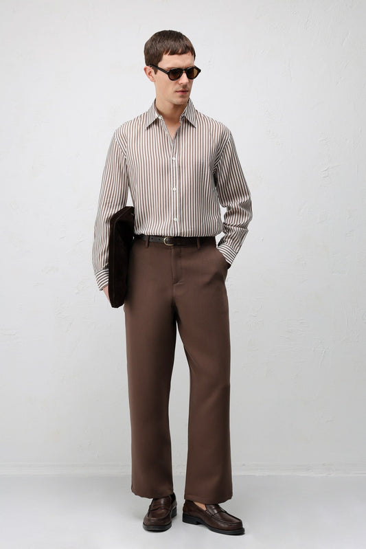Antioch Lyocell-Blend Relaxed-Fit Striped Men's Shirt