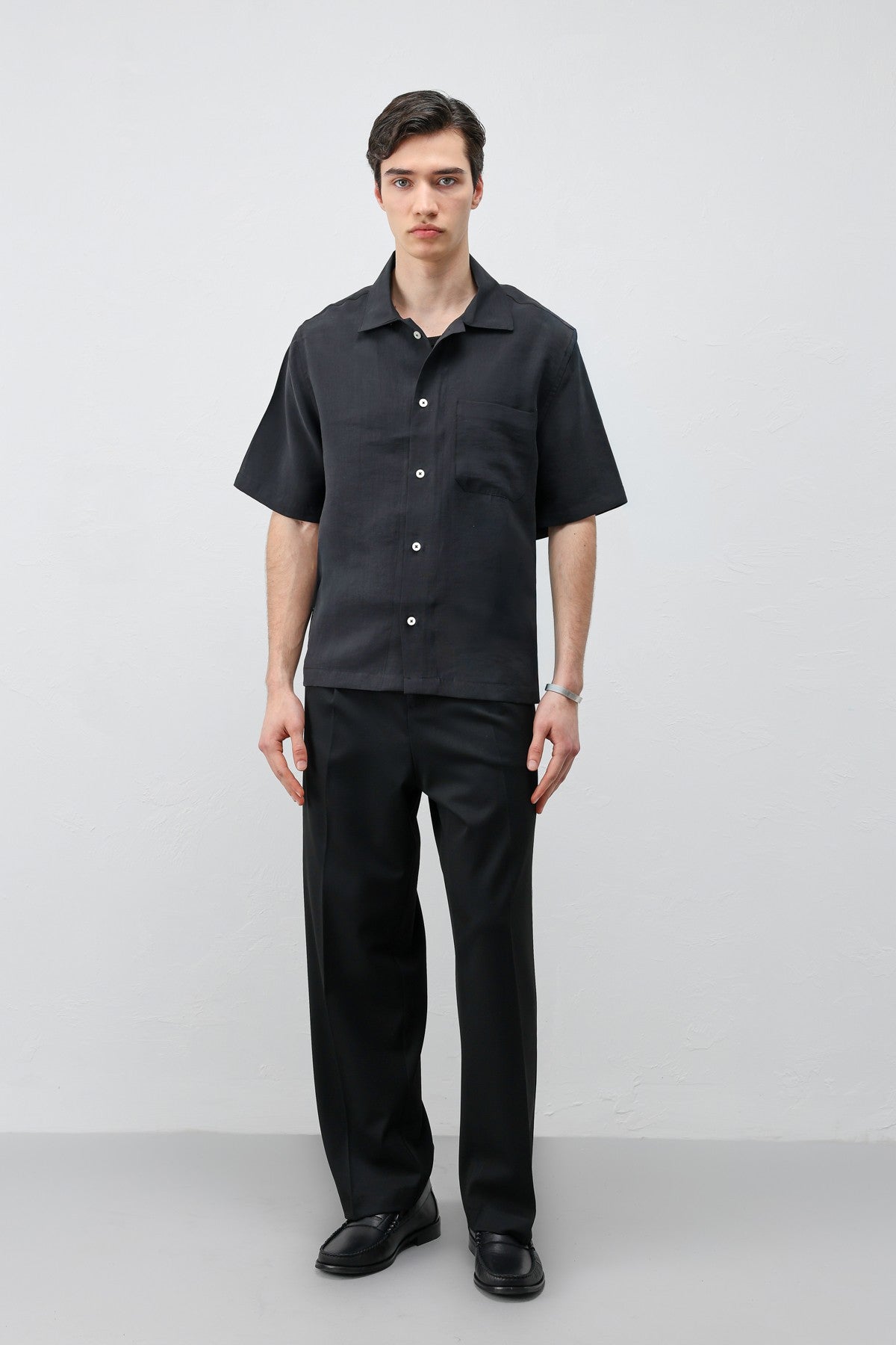 Antioch Lyocell-Blend Short-Sleeve Men's Shirt