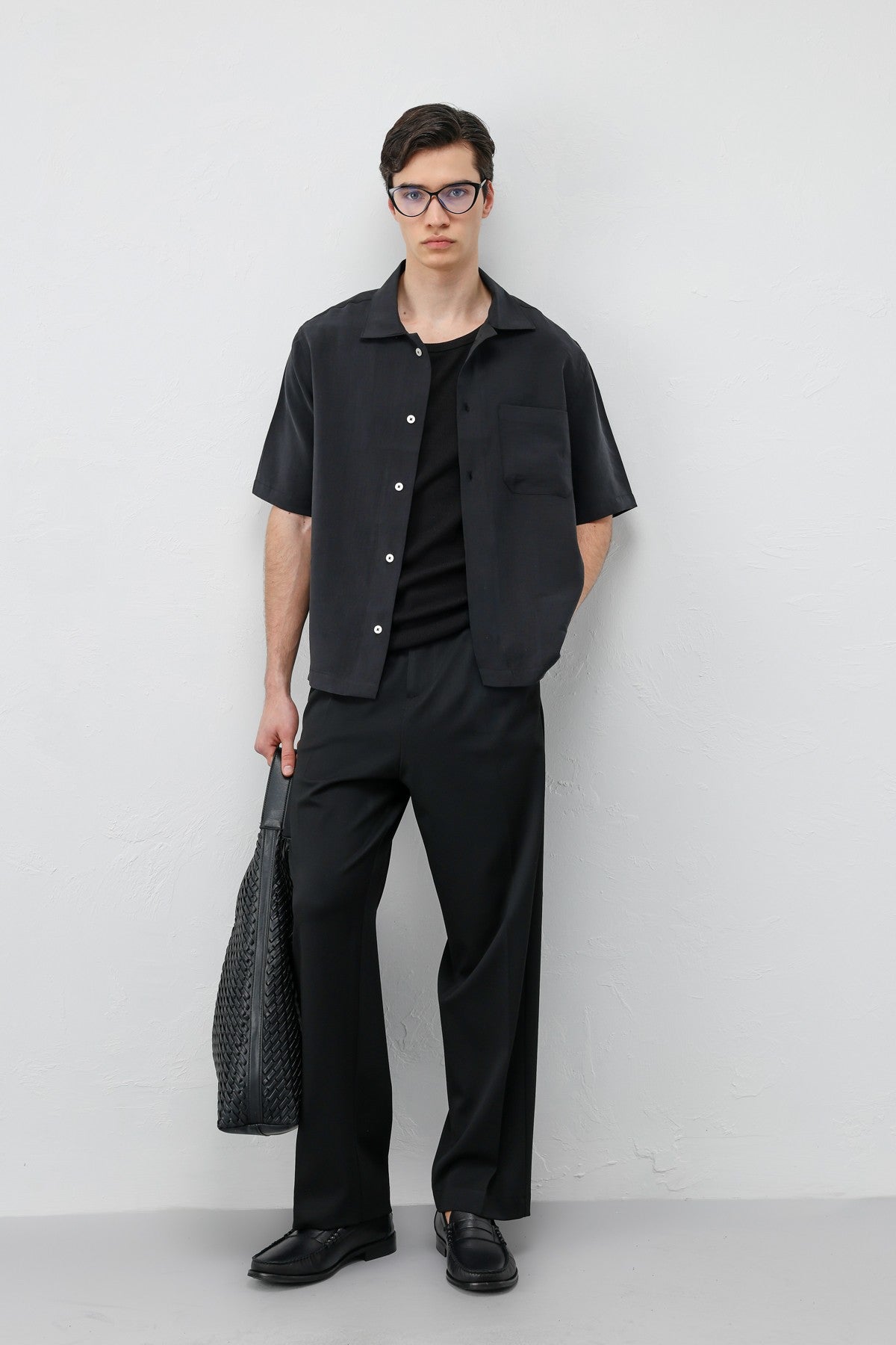 Antioch Lyocell-Blend Short-Sleeve Men's Shirt