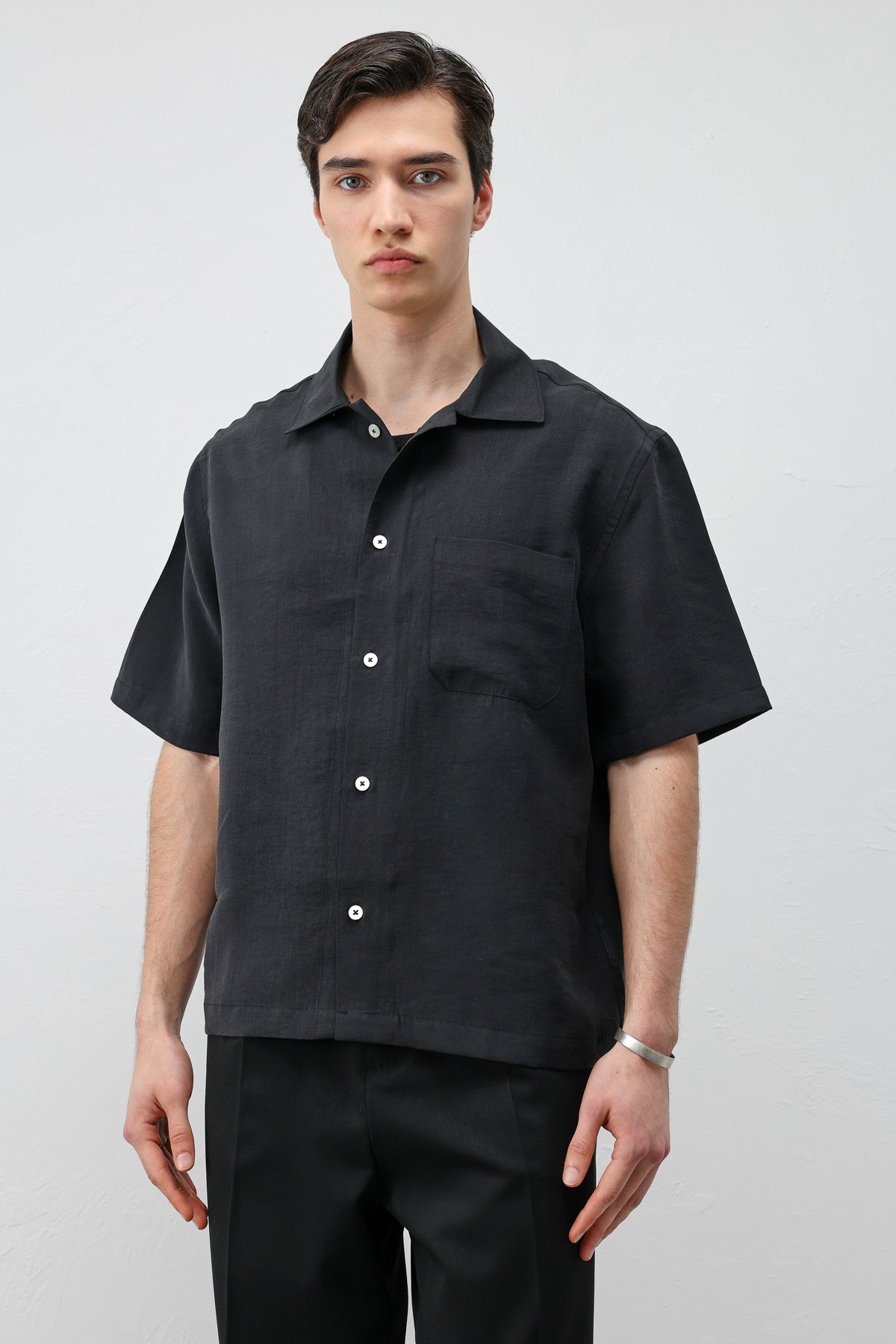 Antioch Lyocell-Blend Short-Sleeve Men's Shirt