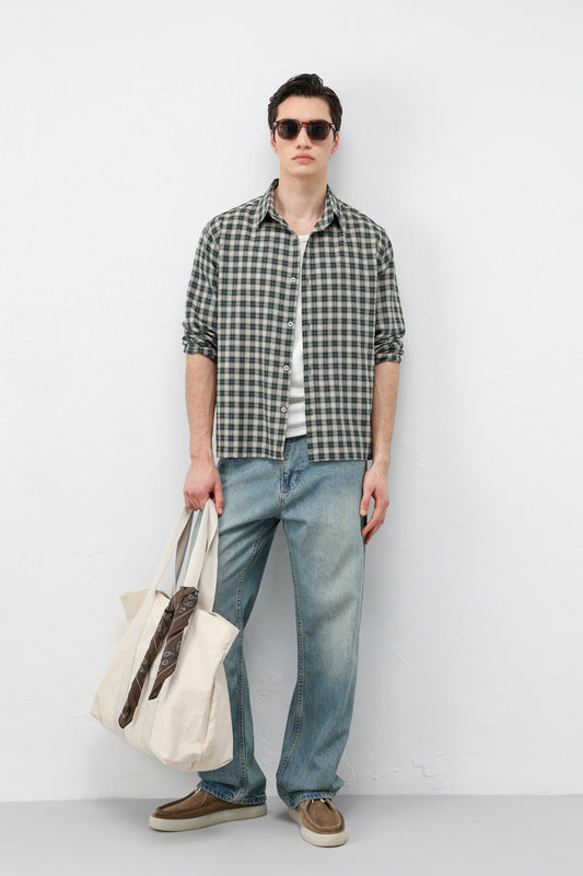 Antioch Relaxed Checkered Men's Shirt