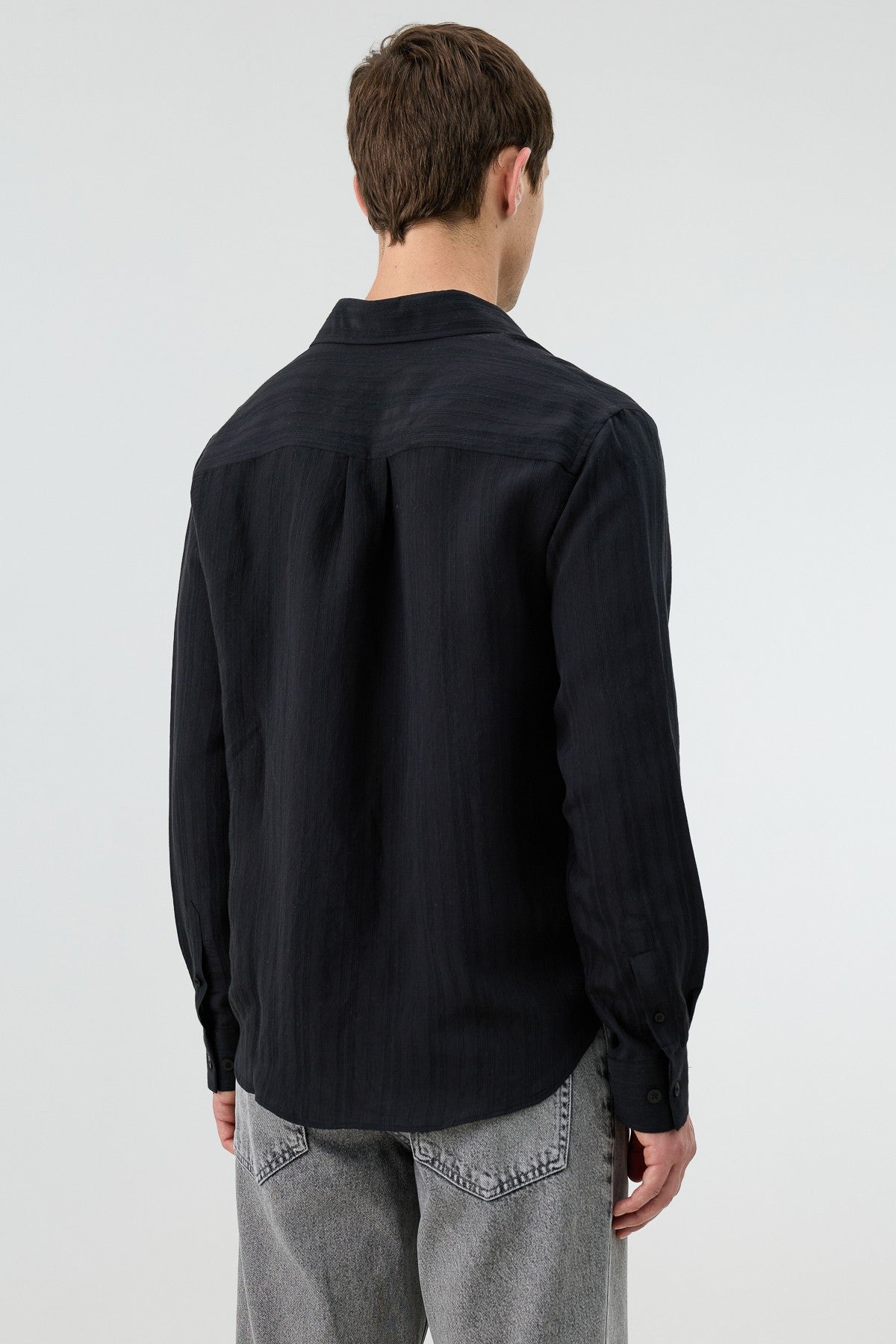 Men's Striped Shirt with Modal Blend