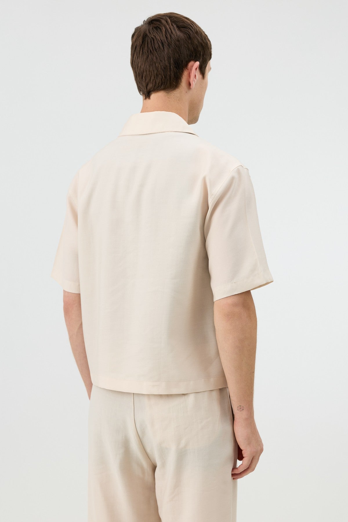 Antioch Men's Shirt with Zipper and Lyocell Blend