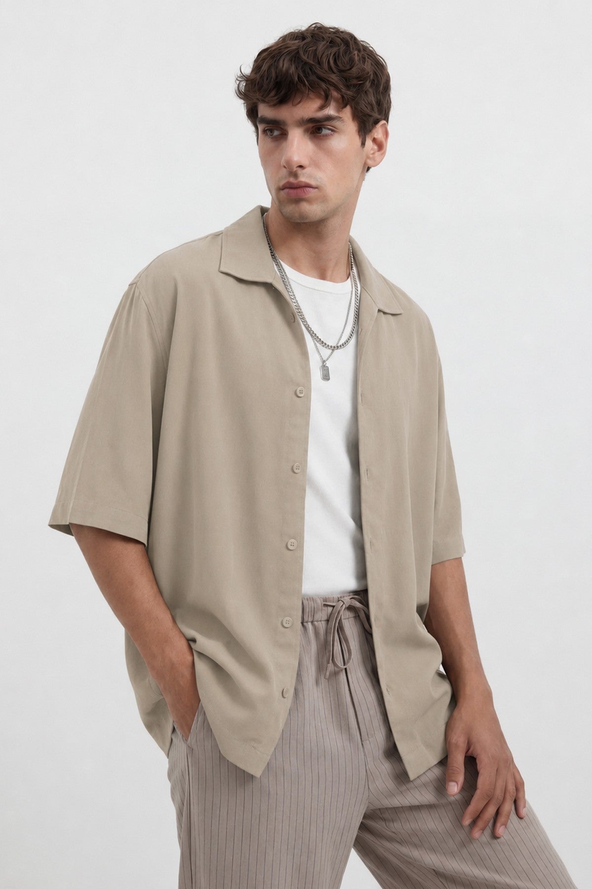 Lyocell Relax Fit Men's Shirt