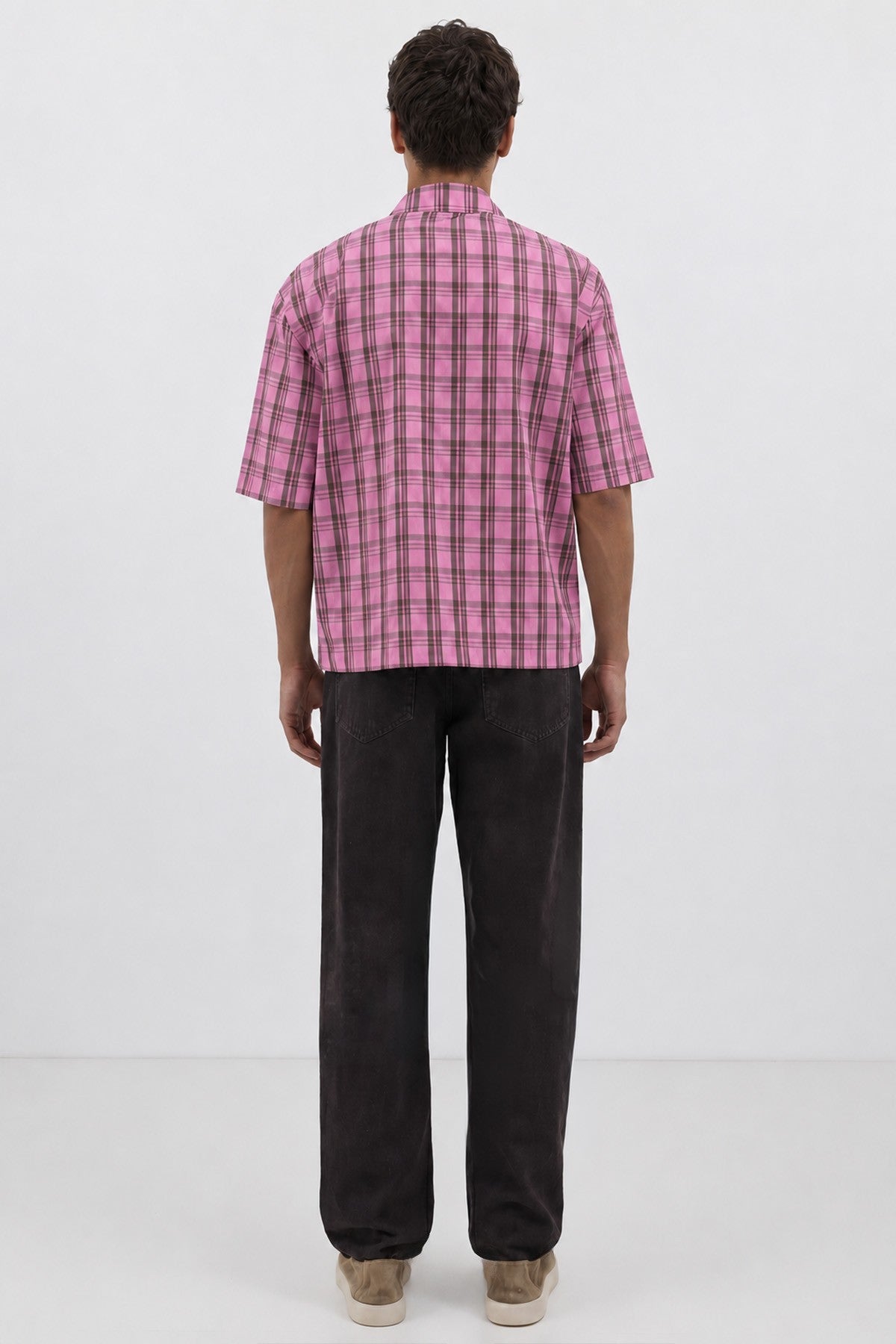 Checkered Short-Sleeve Shirt