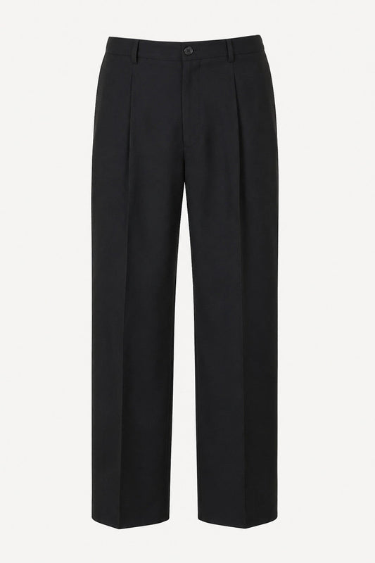 Relaxed-Fit Pleated Men's Pants