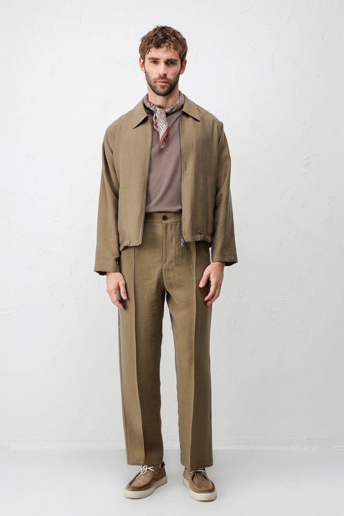 Antioch Lyocell Relaxed-Fit Pleated Men's Pants