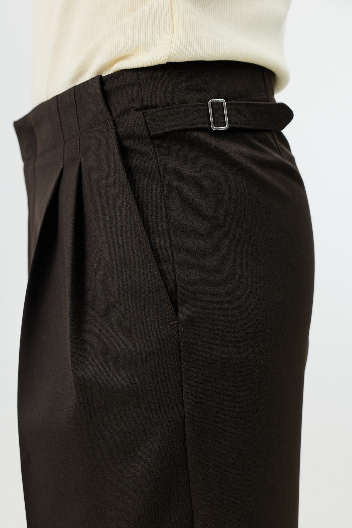 Antioch Men's Pants with Double-Pleated Cuff Detail