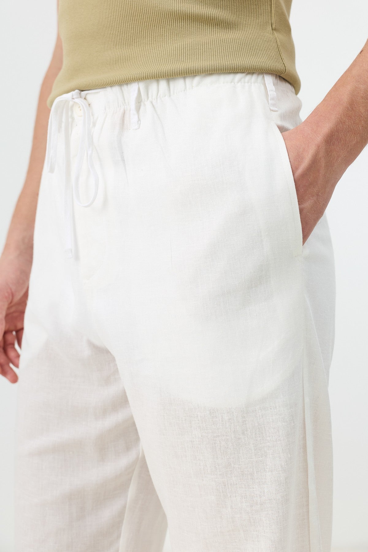 Antioch Linen-Blend Relaxed-Fit Men's Pants