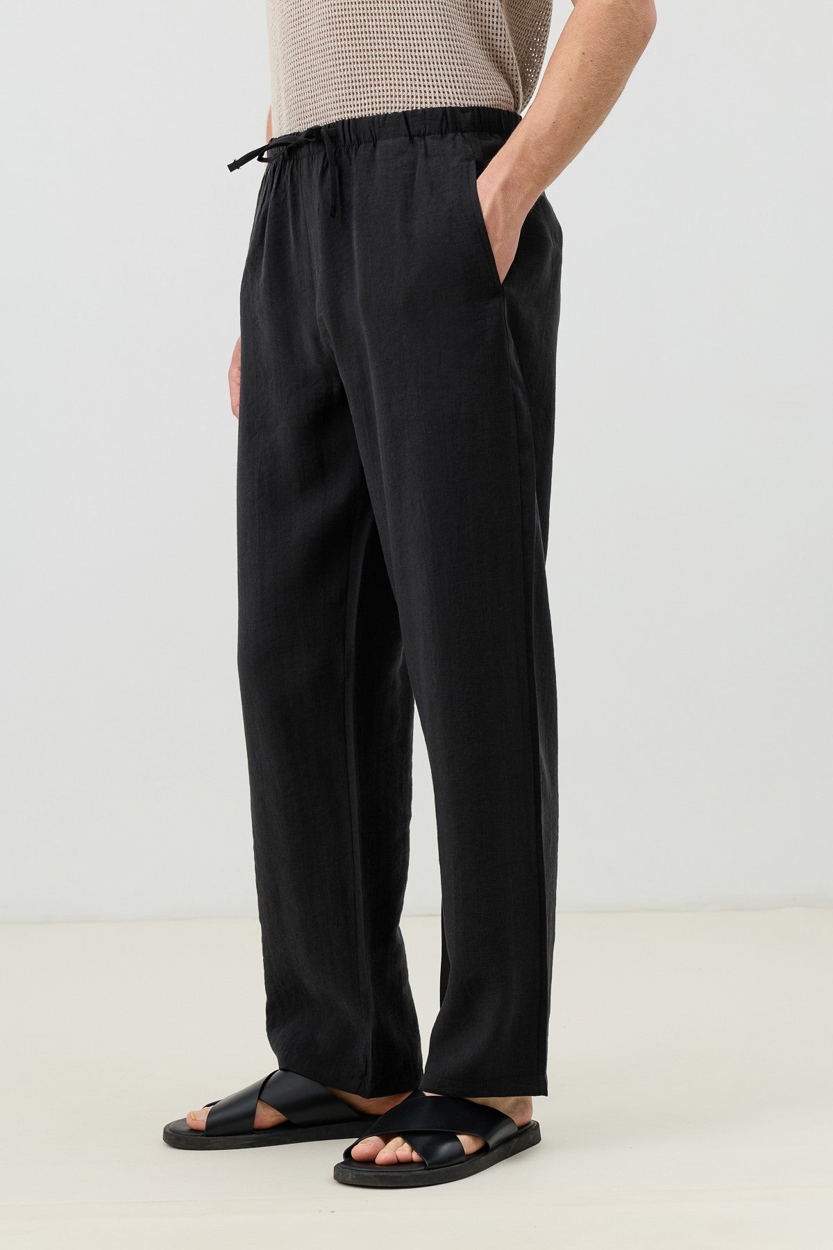 Men's Relaxed-Fit Pants with Lyocell Blend
