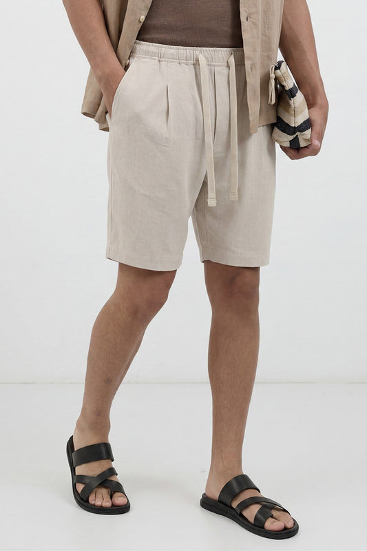 Antioch Linen-Blend Bermuda Shorts for Men