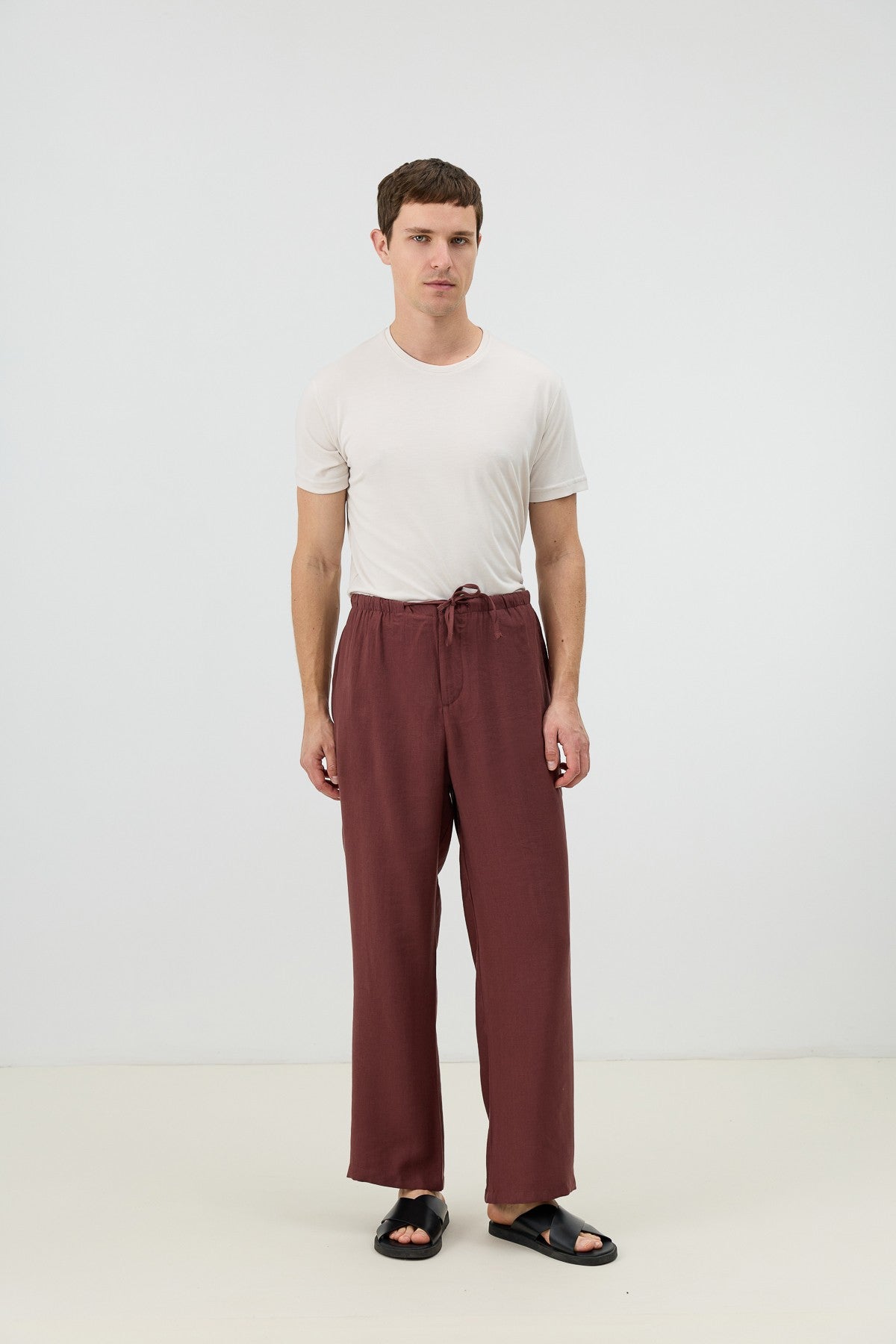 Men's Relaxed-Fit Pants with Modal Blend