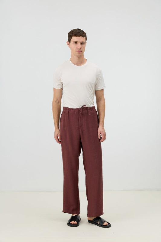 Men's Relaxed-Fit Pants with Modal Blend