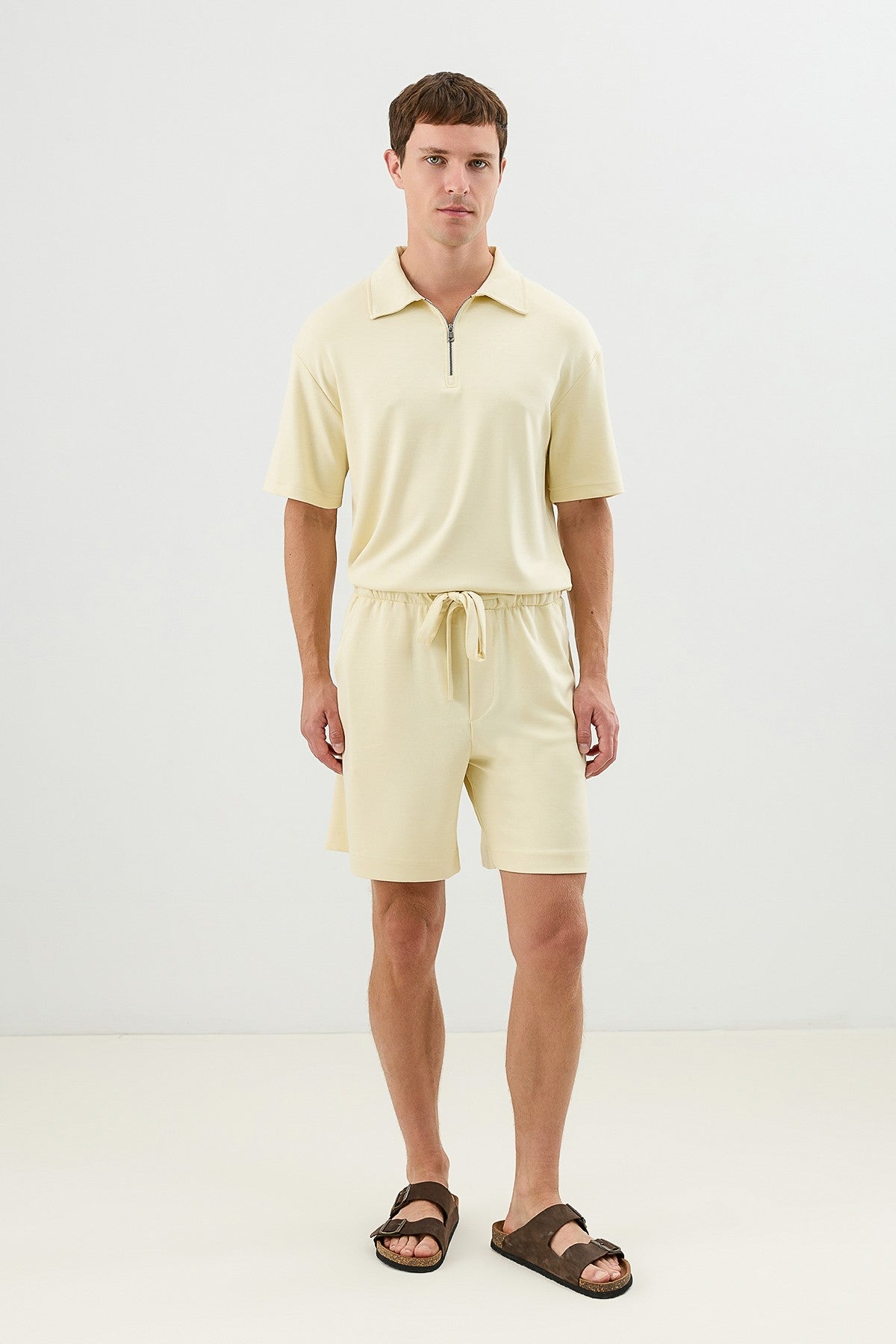 Men's Shorts with an Elastic Waistband