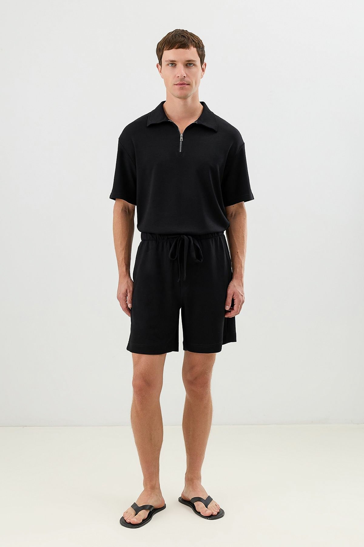Men's Shorts with an Elastic Waistband
