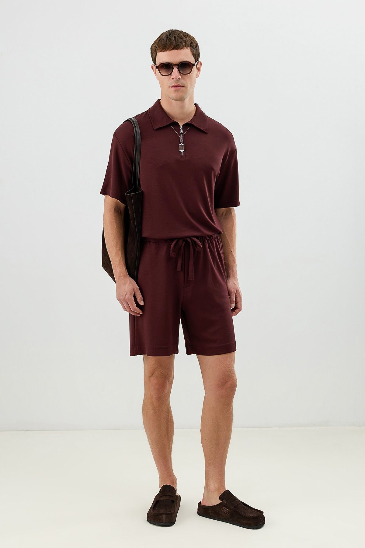 Men's Shorts with an Elastic Waistband