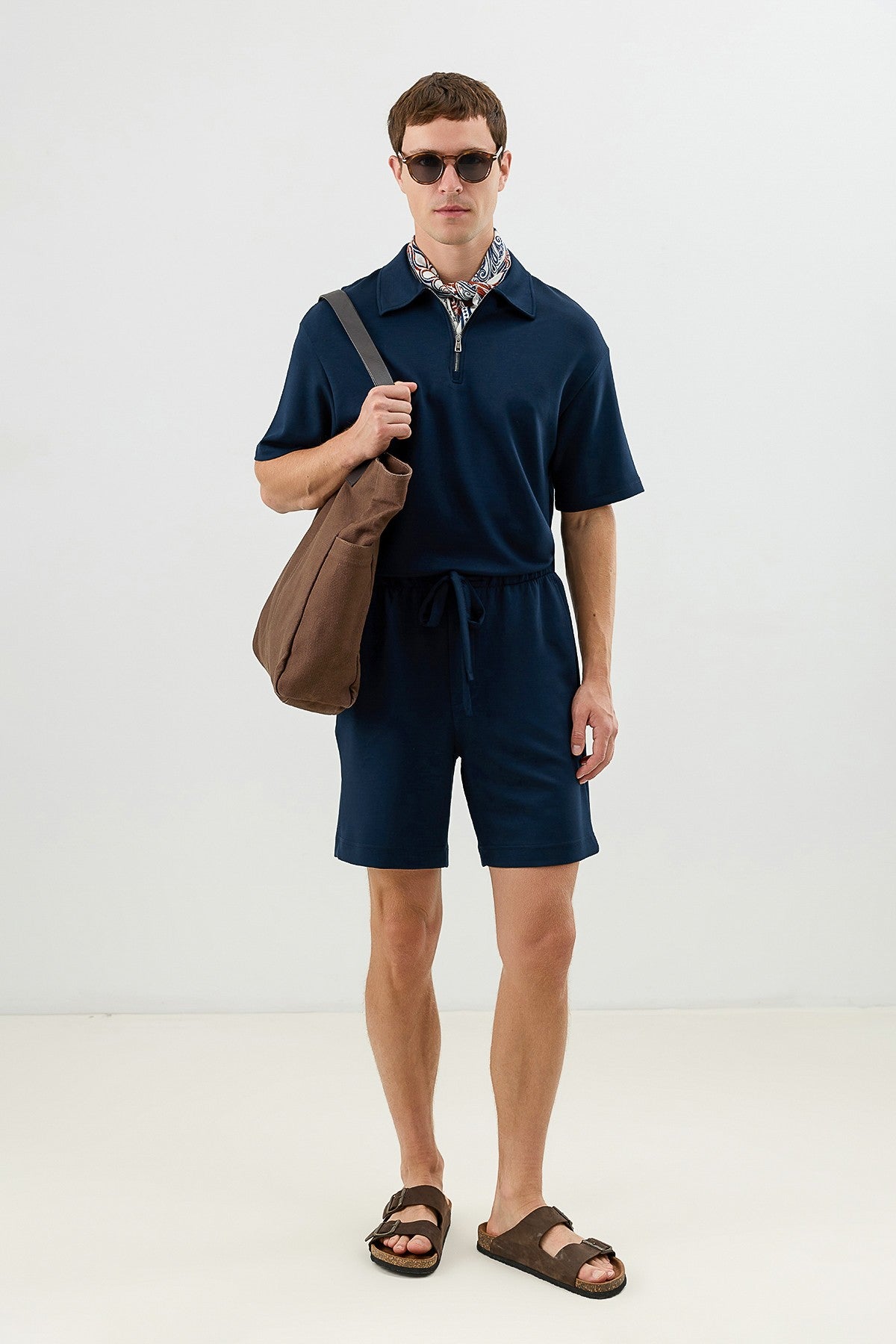 Men's Shorts with an Elastic Waistband