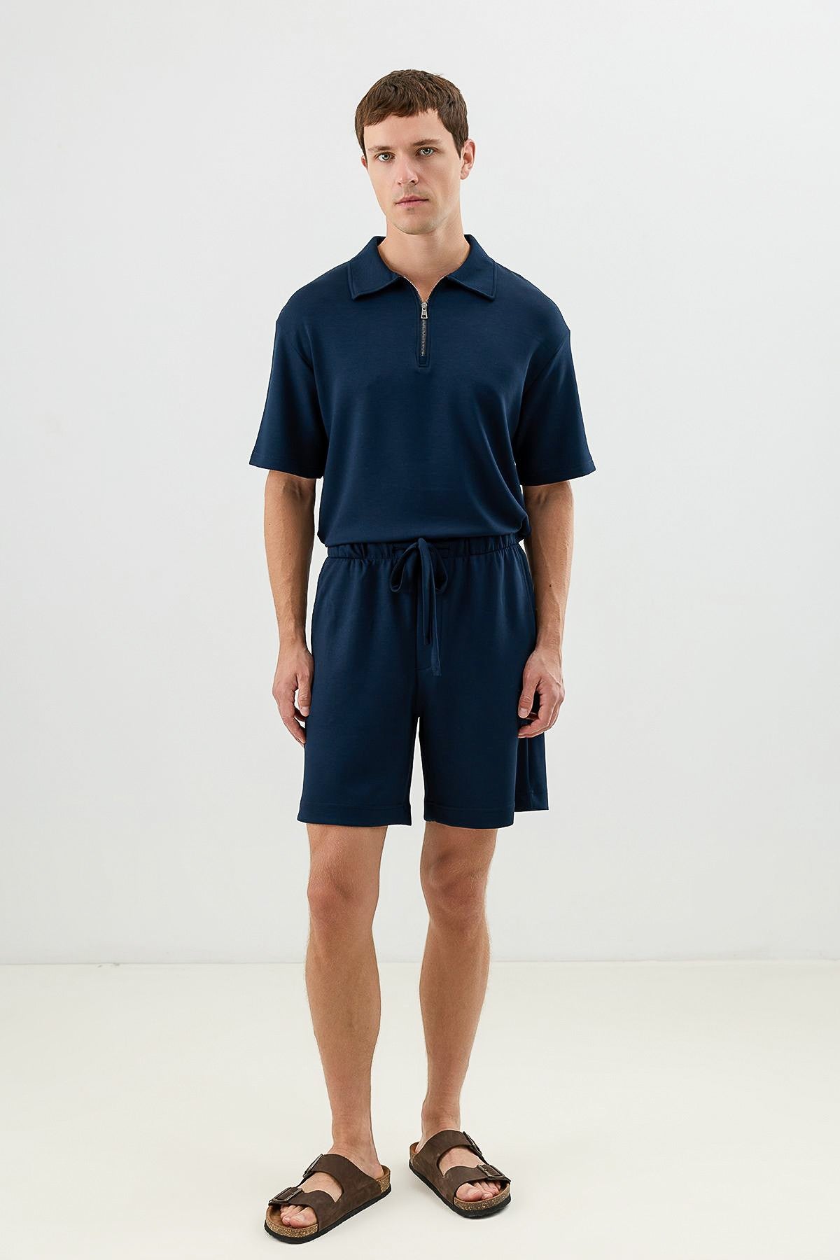 Men's Shorts with an Elastic Waistband