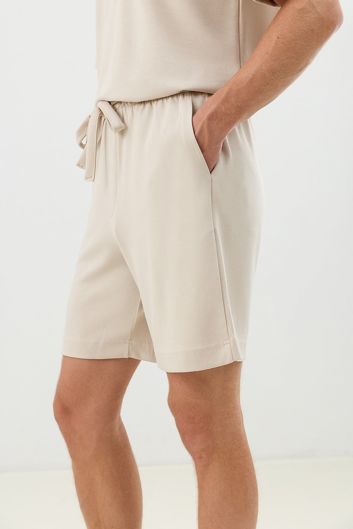 Men's Shorts with an Elastic Waistband
