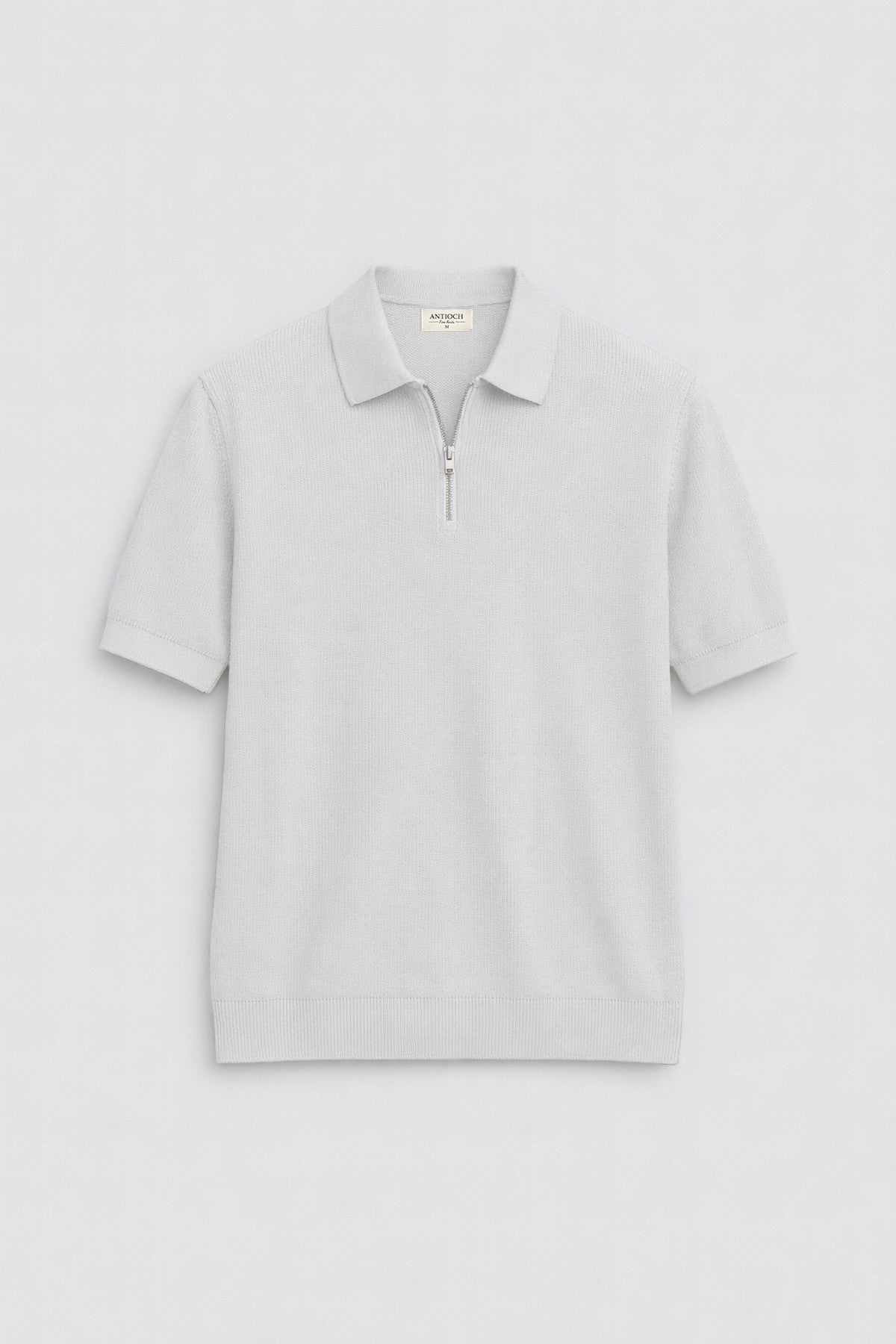 Antioch Comfort Slim Men's Zipper-Front Knit T-Shirt