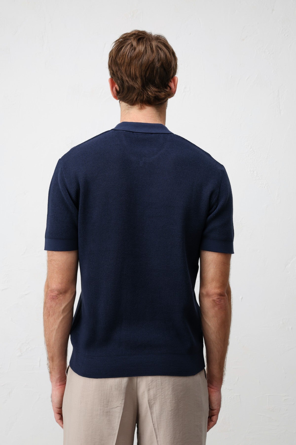 Antioch Comfort Slim Men's Zipper-Front Knit T-Shirt