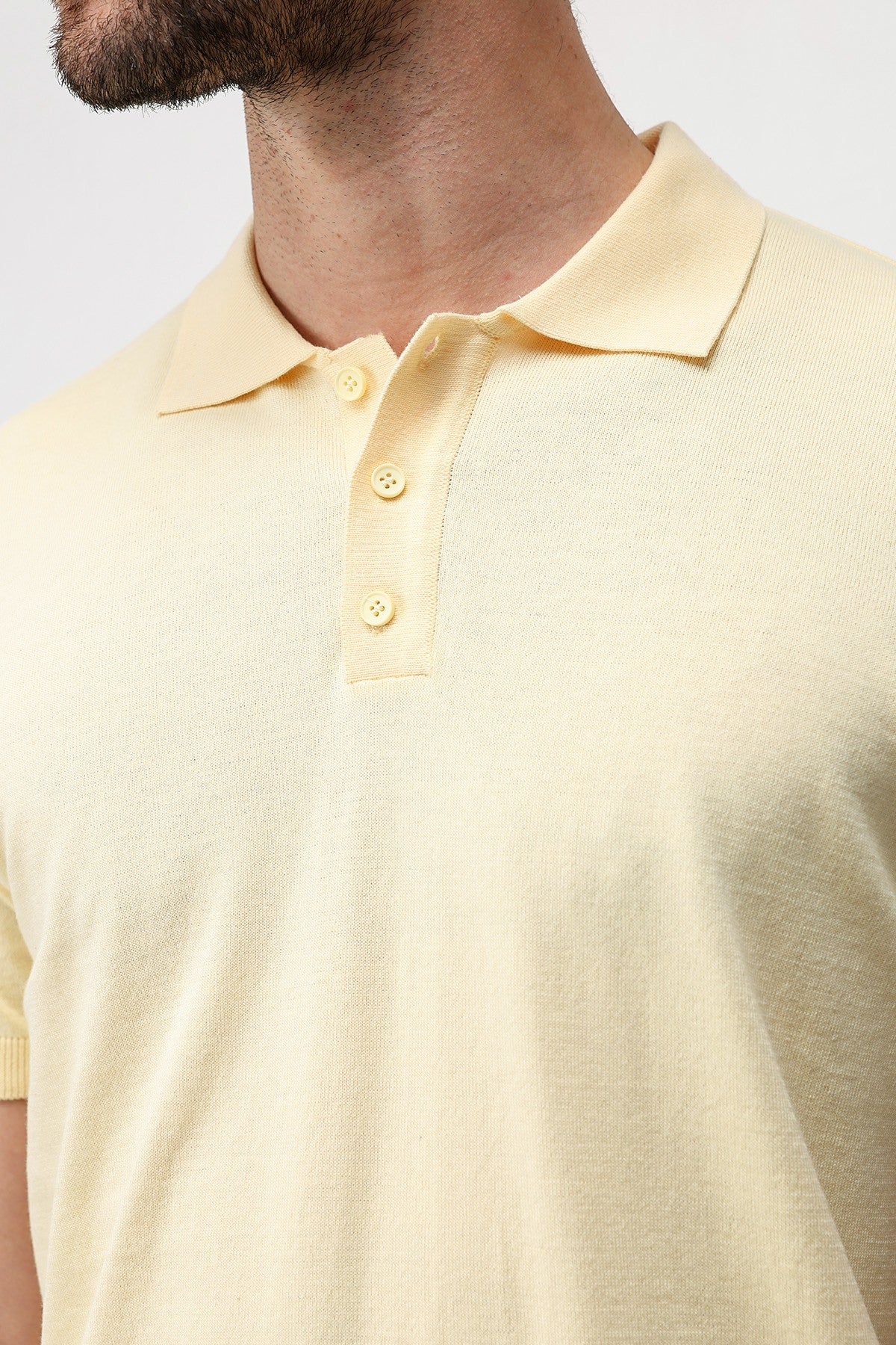 Antioch Comfort Slim Polo-Neck Men's Knit T-Shirt