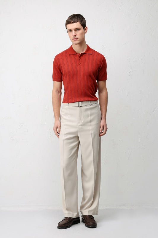Antioch Textured Knit Men's Polo T-Shirt