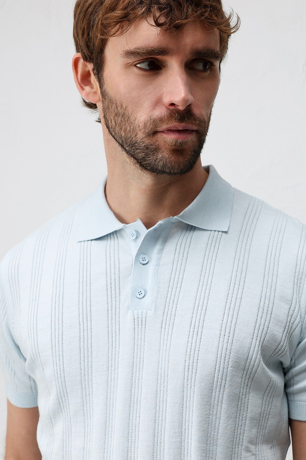Antioch Textured Knit Men's Polo T-Shirt