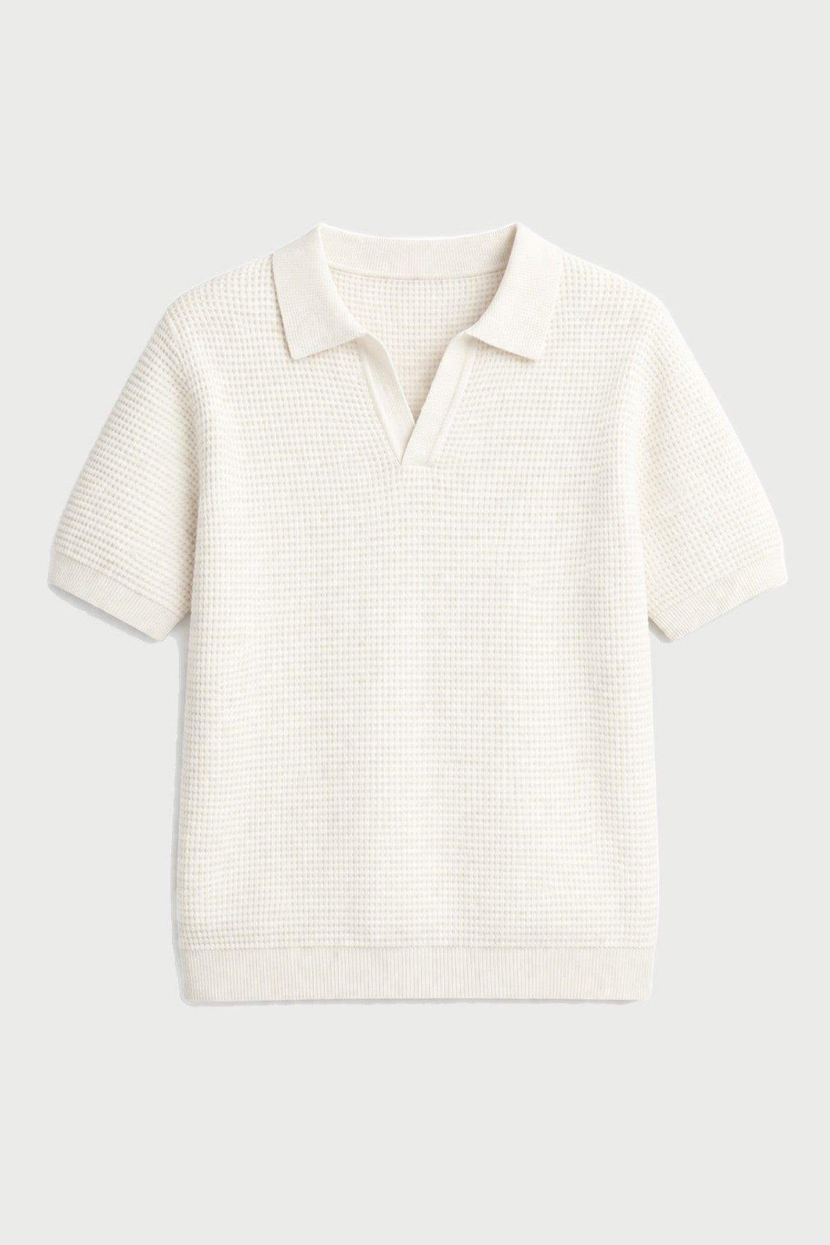 Antioch Textured Polo-Neck Men's T-Shirt