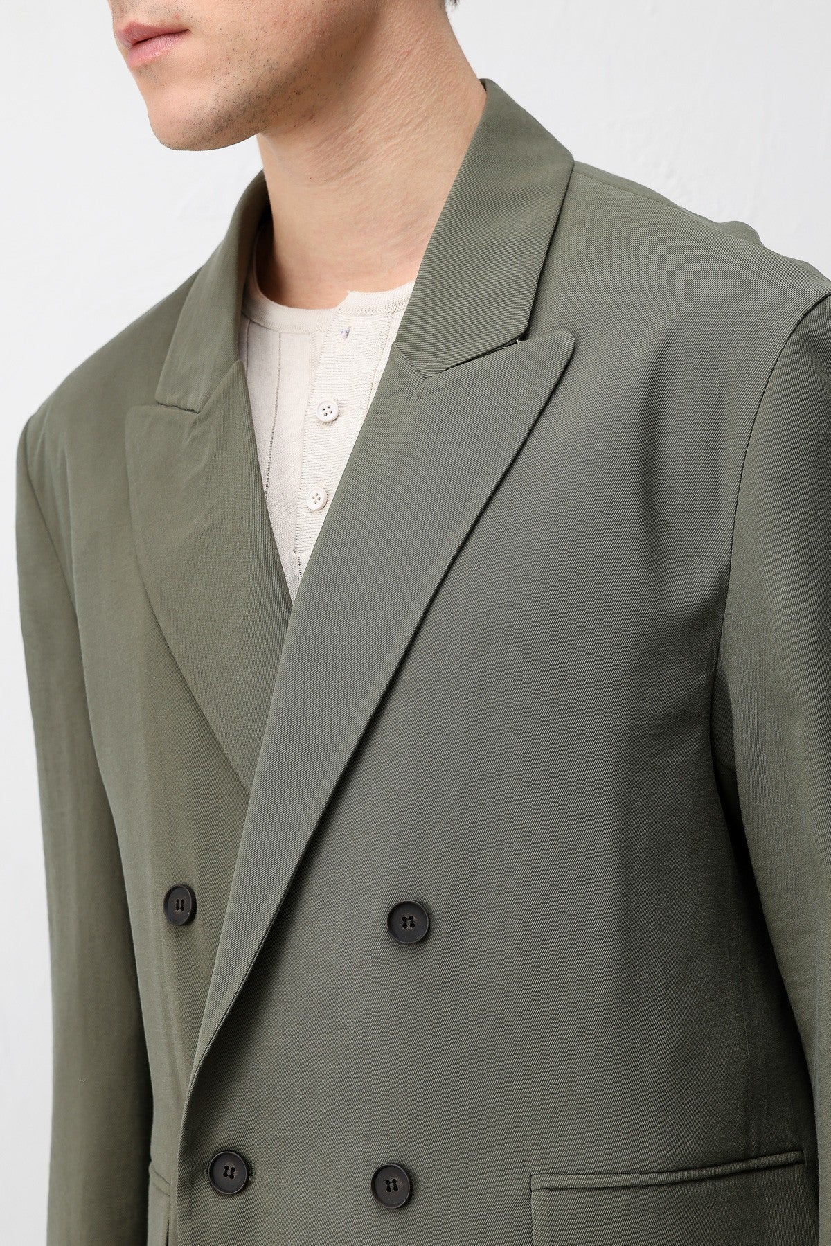Men's Relaxed-Fit Blazer Jacket in a Modal Blend