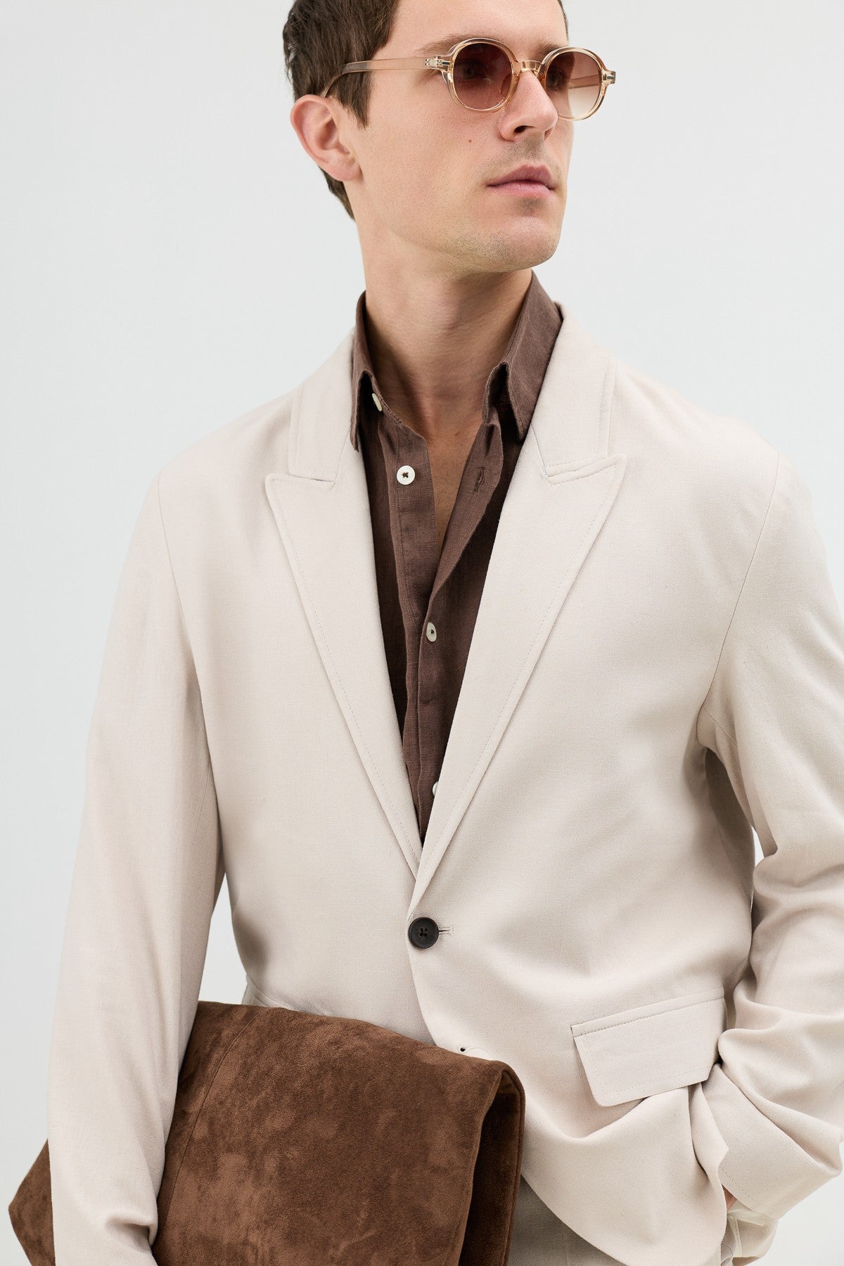 Antioch Linen-Blend Men's Blazer Jacket