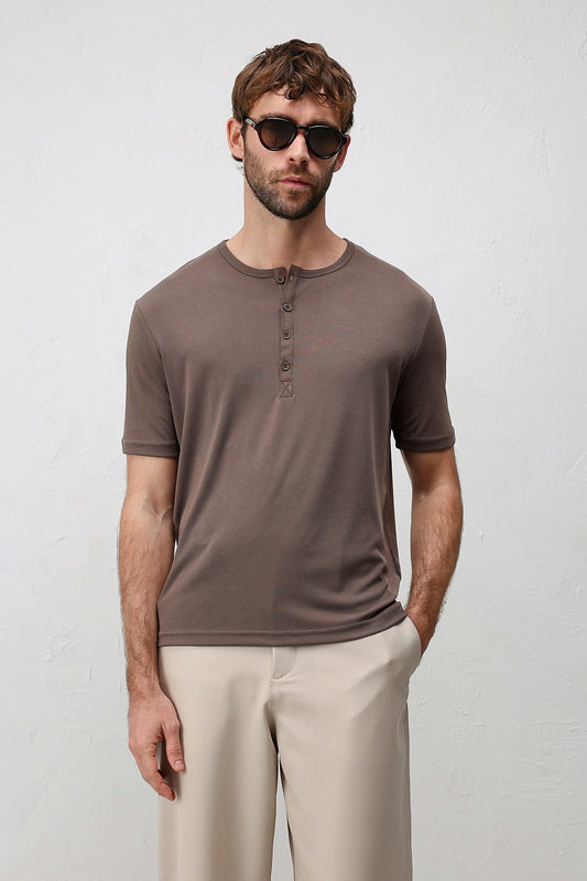 Antioch Button-Down Collar Men's T-Shirt