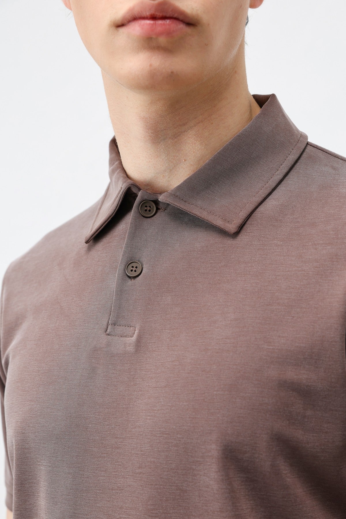 Antioch Lyocell-Blend Polo Neck Men's T-Shirt