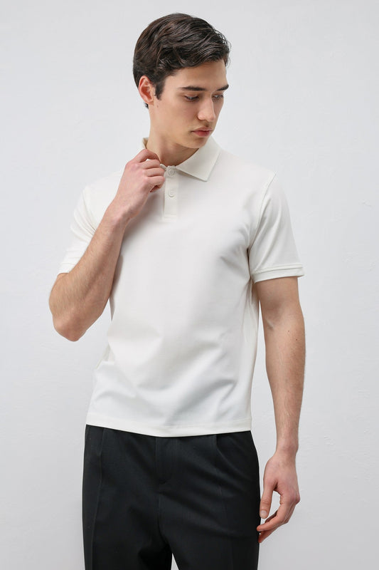 Antioch Lyocell-Blend Polo Neck Men's T-Shirt