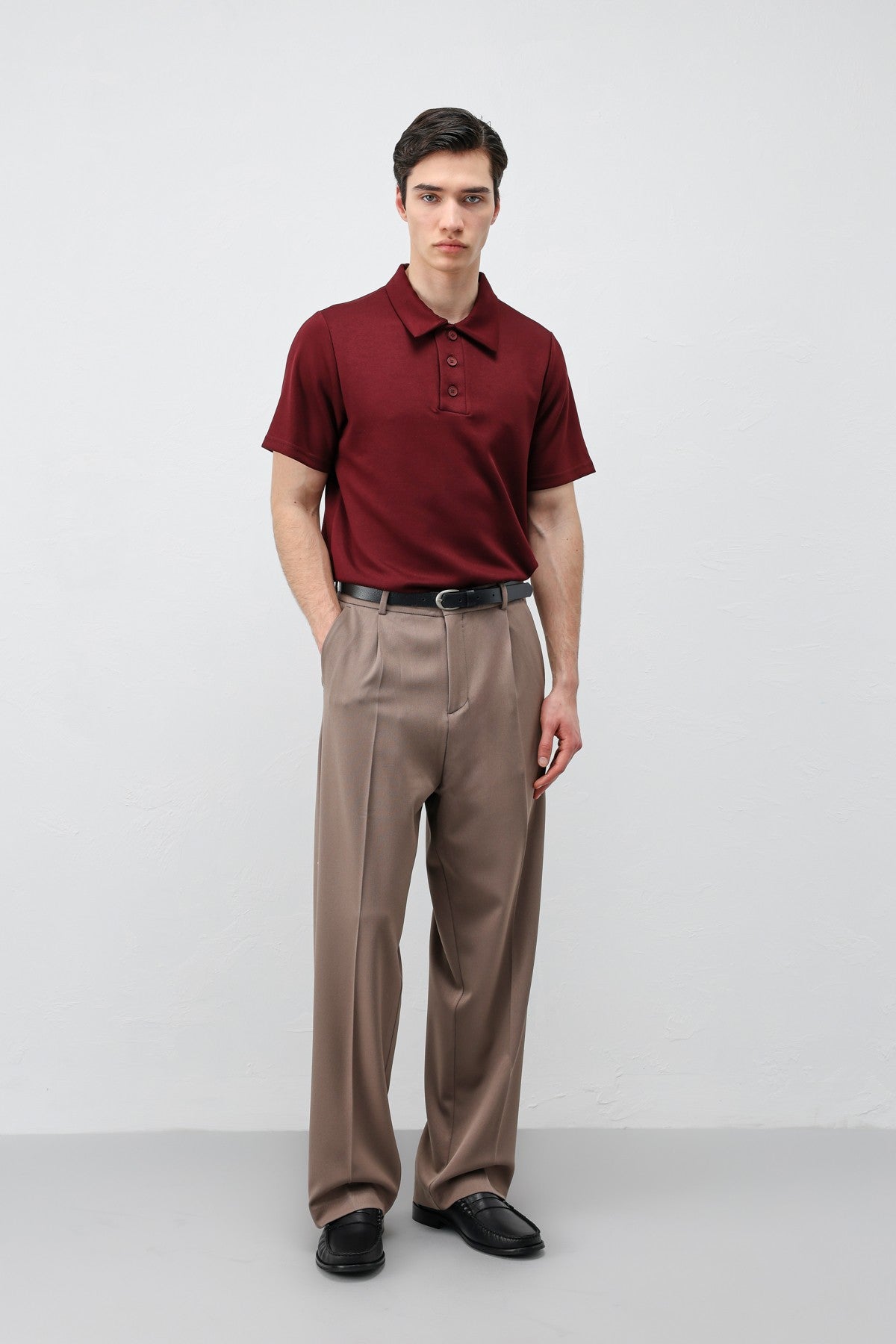 Antioch Basic Polo-Neck Men's T-Shirt