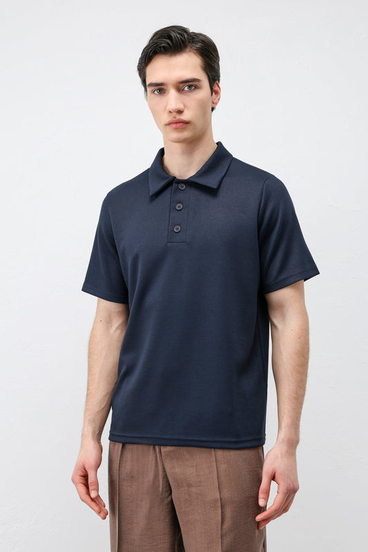 Antioch Basic Polo-Neck Men's T-Shirt