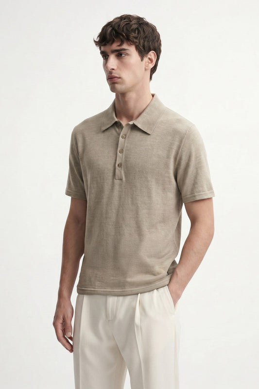 Antioch Button-Down Polo-Neck Men's T-Shirt