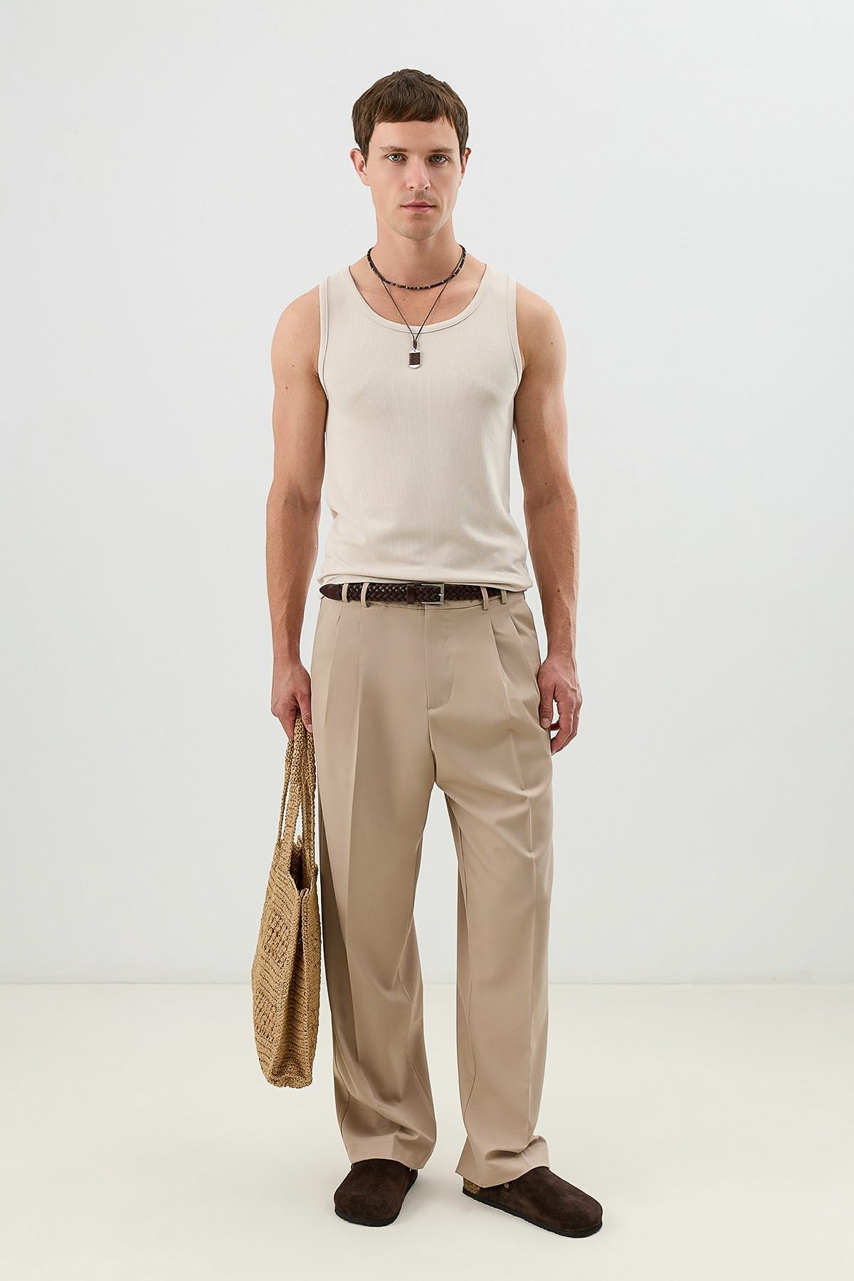 Men's Basic Ribbed Tank Top