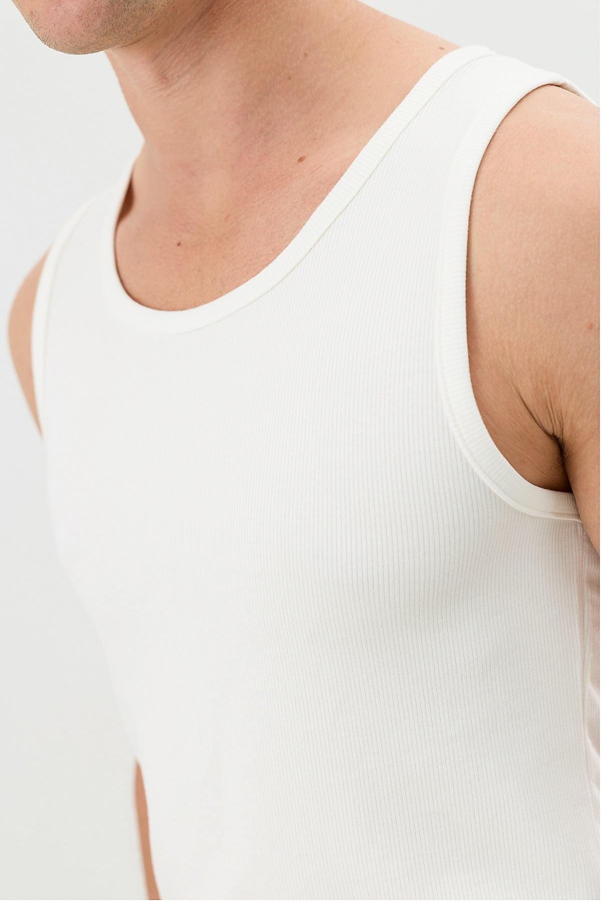 Men's Basic Ribbed Tank Top