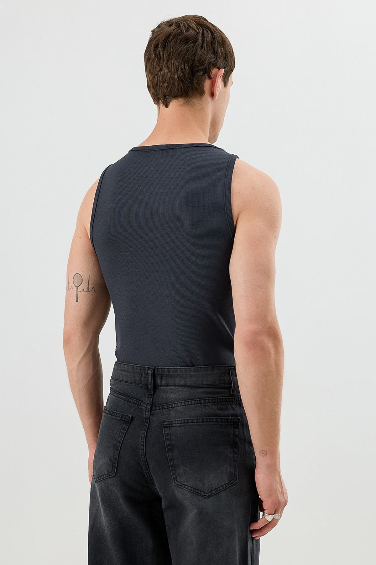 Men's Basic Ribbed Tank Top