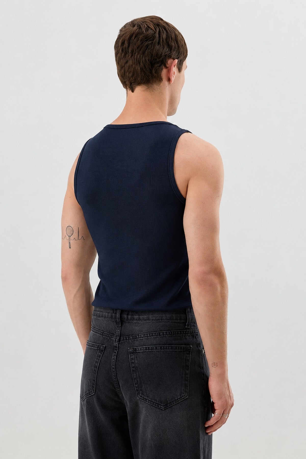 Men's Basic Ribbed Tank Top