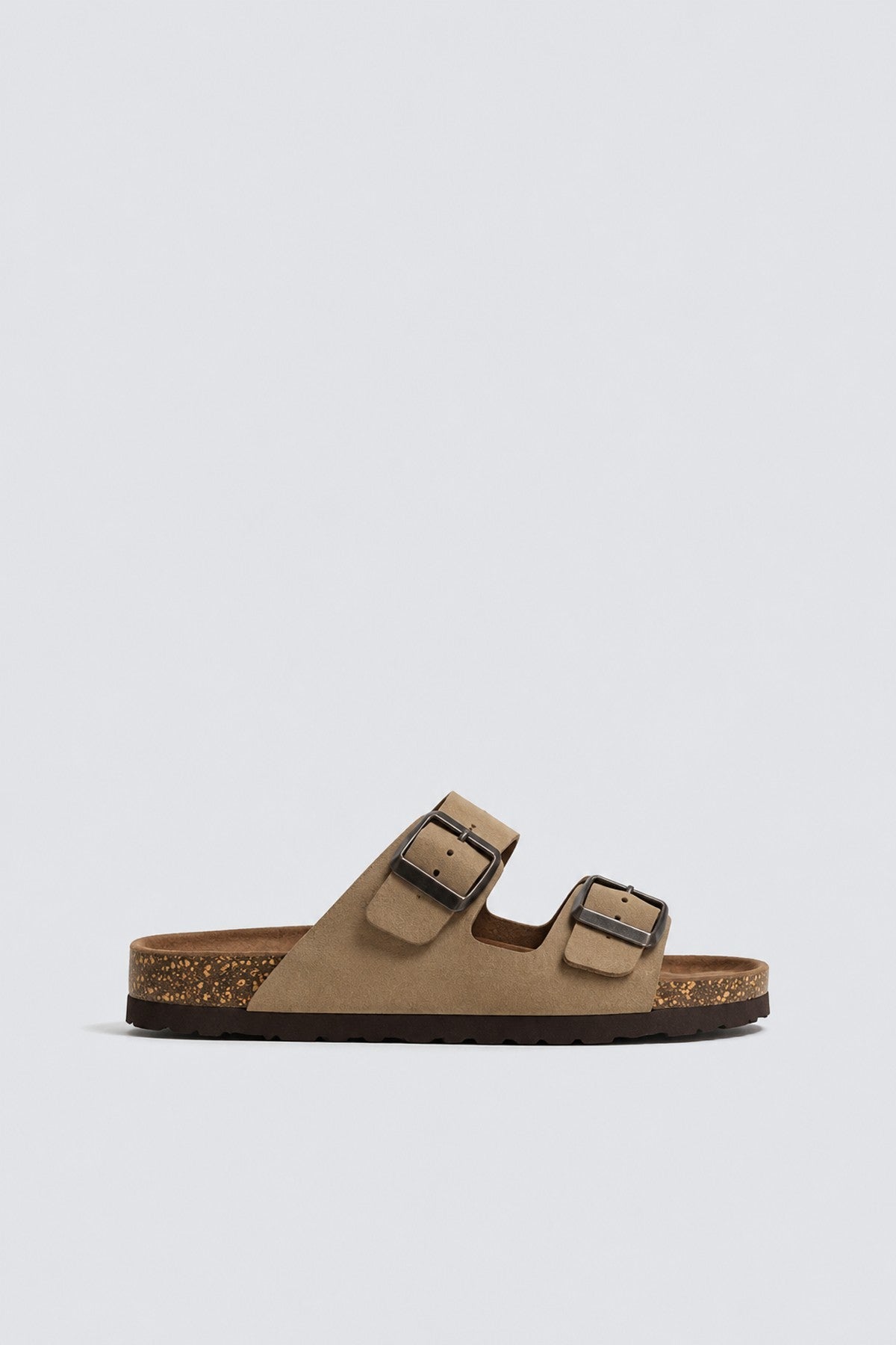 Men's Double-Strap Leather Sandals