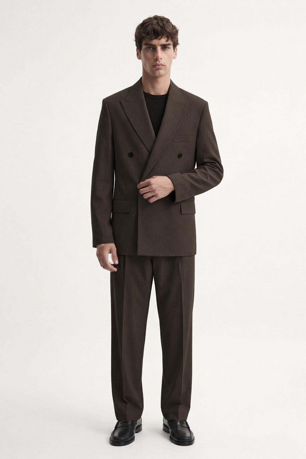 Antioch Cross-Striped Men's Suit