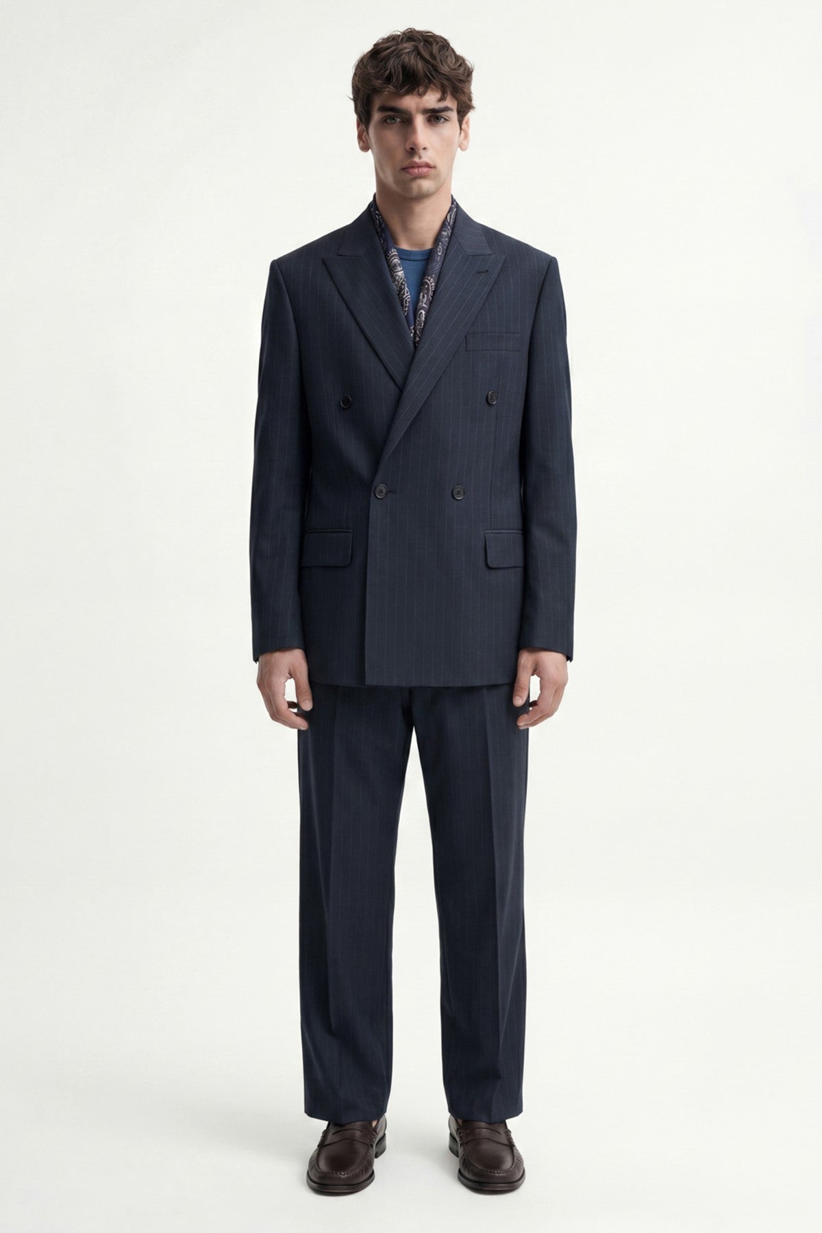 Antioch Cross-Striped Men's Suit